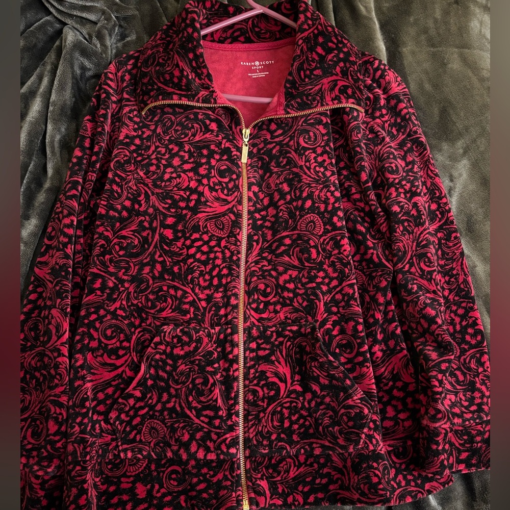 Karen Scott Sport zip-up jacket